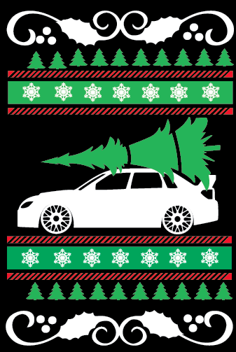 Subaru WRX STI (GR) Ugly Christmas Sweater