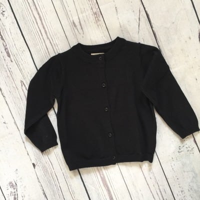 Black cardigan