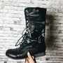 Limited Edition Black Faux Leather Boots-3