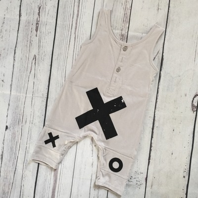X's and o's romper