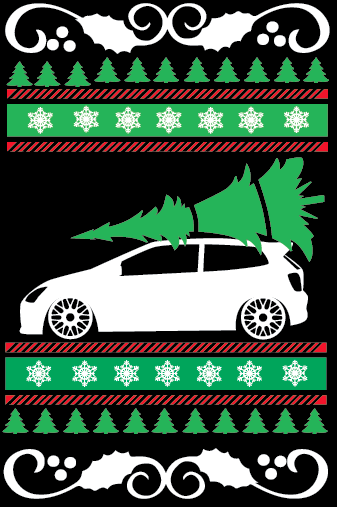 Honda EP3 Ugly Christmas Sweater