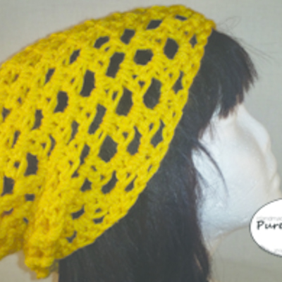 Slouch crochet hat