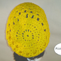 Slouch Crochet Hat - Thumbnail 1