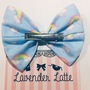 Kawaii Pastel Blue Rainbow and Clouds Handmade Medium Hair Bow Hair Clip Fairy Kei-3