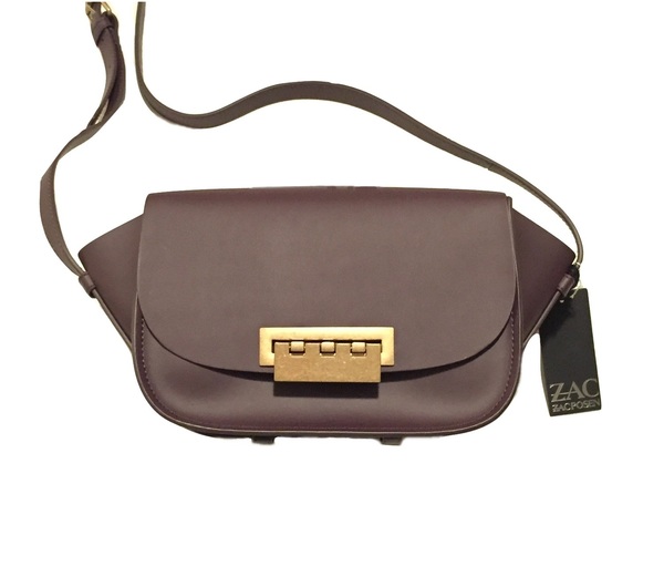 ZAC Zac Posen "Eartha" Leather Accordian Crossbody Bag