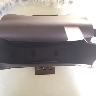 Zac zac posen "eartha" leather accordian crossbody bag