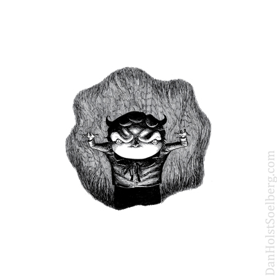 Signed Print - Shadow Abuse Book Cover Illustration