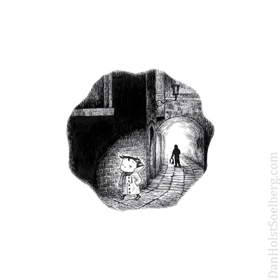 Signed print - sebastian: shadow abuse