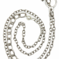 Heirloom Silver Circle Portrait Necklace - Thumbnail 4