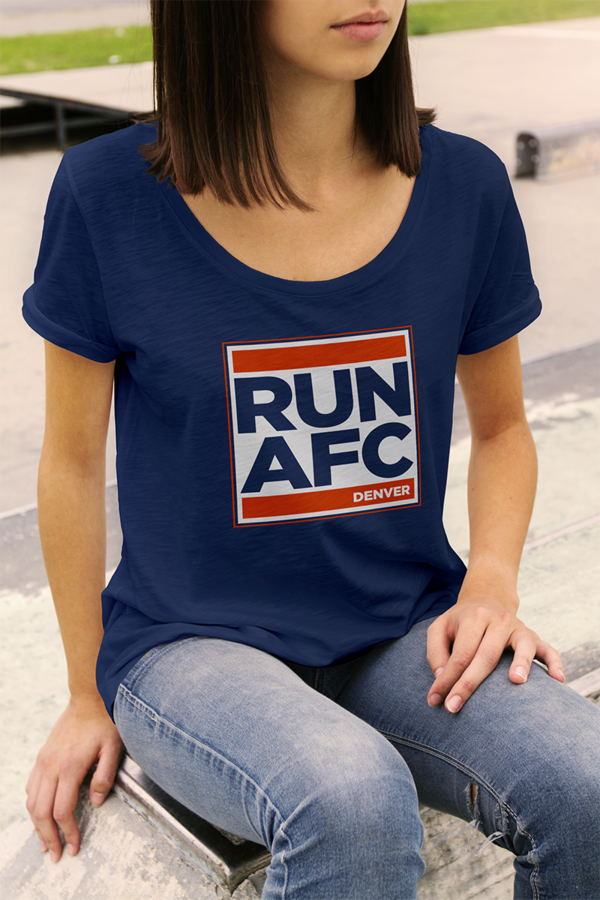 Tee (Women's) - "RUN AFC - Denver"
