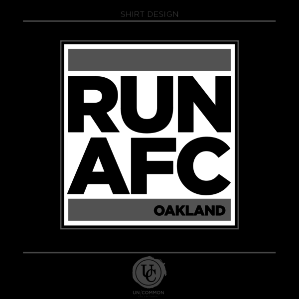 Tee (Women's) - "RUN AFC - Oakland"