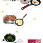 Heart Shape Design Easy Multi Use Mini Non Stick Fry Pan Good for Pancake Egg - Thumbnail 2