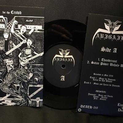 Abigail / lustrum 'too wild for the crowd' 7"
