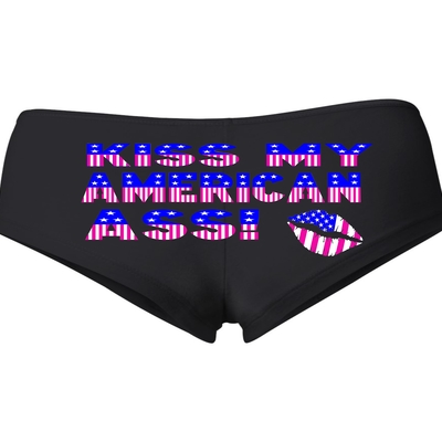 Kiss my american ass booty shorts # 675