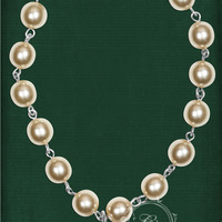 Pearl Bracelet with Heirloom Portrait Charm  - Thumbnail 1
