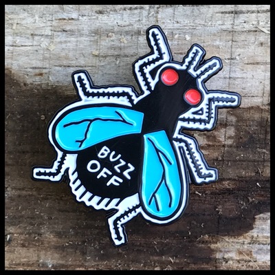 Buzz Off! Enamel Pin 026