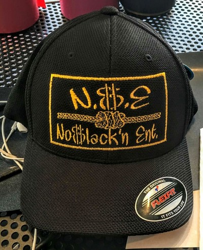 NSE No$lacknEnt. (Black&Yellow) Business Flexfit hat. 