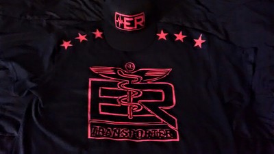 E.R DaTransporter (Black&Blood Red) Artist Shirt 