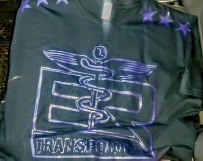 E.R DaTransporter (Black&Royal Purple) Artist Shirt.