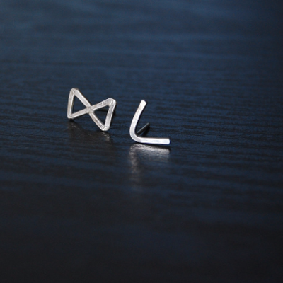 One pair rune earrings, germanic viking rune earring, elder futhark, sterling silver, danish, norse mythology, ancient rune earring