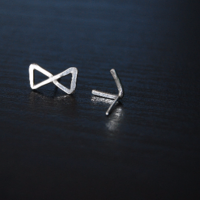 One Pair Rune Earrings, Germanic Viking Rune Earring, Elder Futhark, Sterling Silver, Danish, Norse Mythology, Ancient Rune Earring - Thumbnail 3