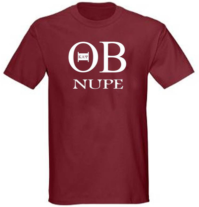 Kappa Alpha Psi Theta Beta Chapter NUPE T-shirt (Austin Peay State Univ)