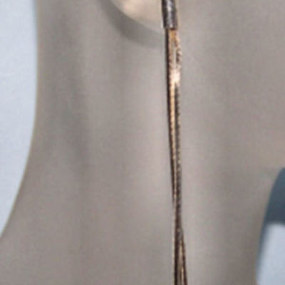 Sterling silver drop circles earrings