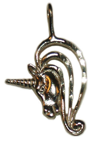Sterling Silver Charm Pendant Unicorn