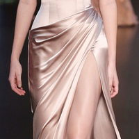 Simple Prom Dress, Off the Shoulder Prom Dress, Side Split Prom Dress, Cheap Prom Dress, Sexy Prom Dresses, Unqique Prom Dresses, PD15046 - Thumbnail 1