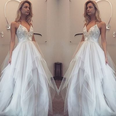 Long prom dress, unique prom dress, v neck prom dress, charming prom dress, evening dress, new arrival prom dress, PD15322