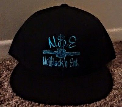 Original N$E No$lacknEnt. (Black&Teal Blue) Business Fitted Hat.