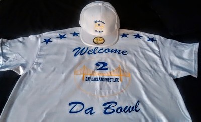 Exclusive (White,Blue,&Yellow) Bowl Bayarea Shirt.