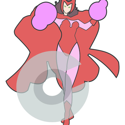 Scarlet witch - color - Thumbnail 4
