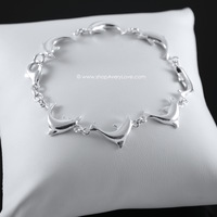 Dolphin Bracelet ~ Sterling Silver - Thumbnail 1