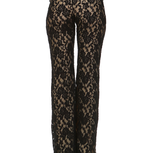 Folded Lace Pant with Black Lining