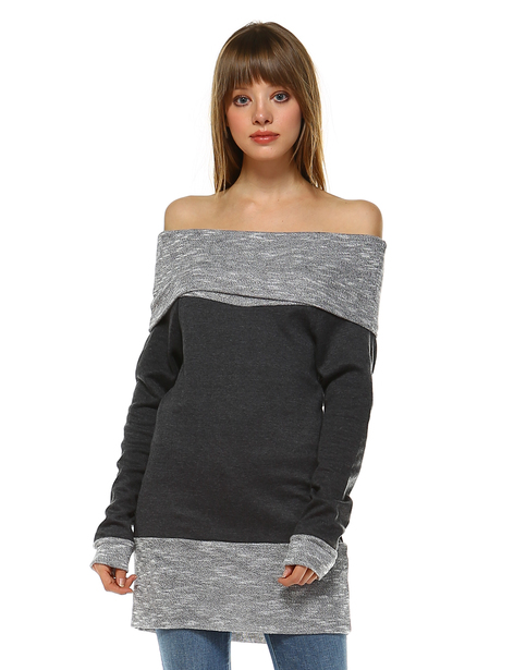 Off-Shoulder Pullover