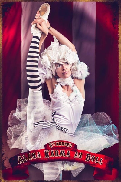 Starring Alana Karma as Doll
