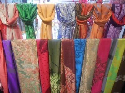 Colorful infinity scarves--your choice of color 