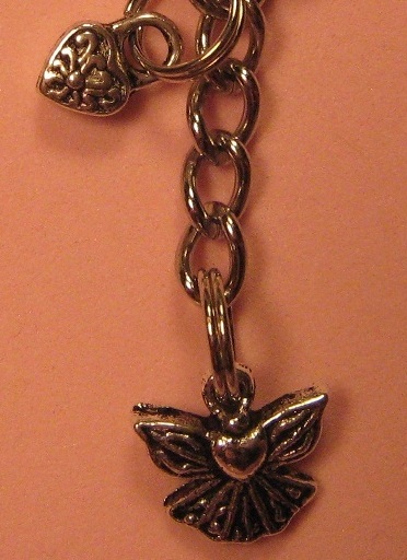 Heart & Angel Key Chain