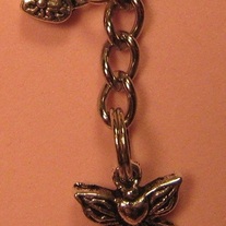 Heart & Angel Key Chain