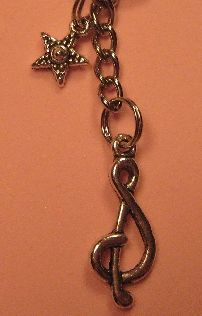 Musical Star Key Chain
