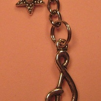 Musical Star Key Chain