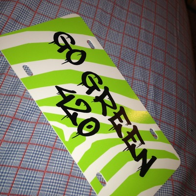 Custom license plates