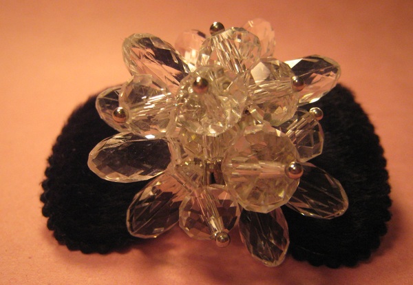 Crystal Clear Adjustable Ring