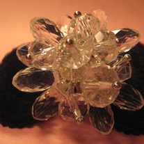 Crystal Clear Adjustable Ring