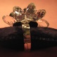 Silver Night Crystal Adjustable Ring - Thumbnail 1