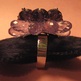 Purple Crystal Adjustable Ring - Thumbnail 1