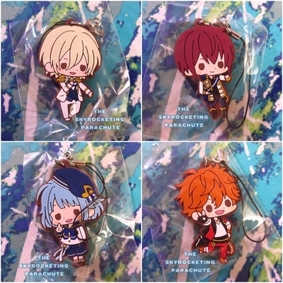 Ensemble stars! vol 1 rubber strap - shino hajime aoi hinata hasumi keito suou tsukasa oogami kouga tenshouin eichi akehoshi subaru morisawa chiaki -