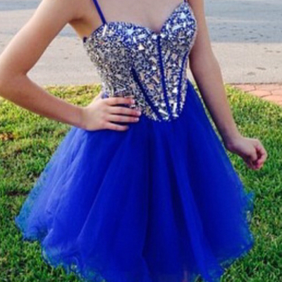 Spaghetti straps homecoming dress, lovely prom dress, homecoming dress 2016, short prom dress, party prom dress, prom dress for teens, bds00071