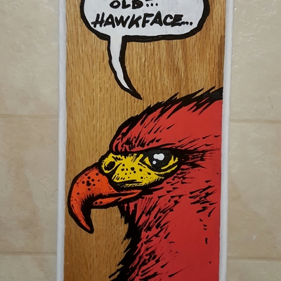 I am old hawkface